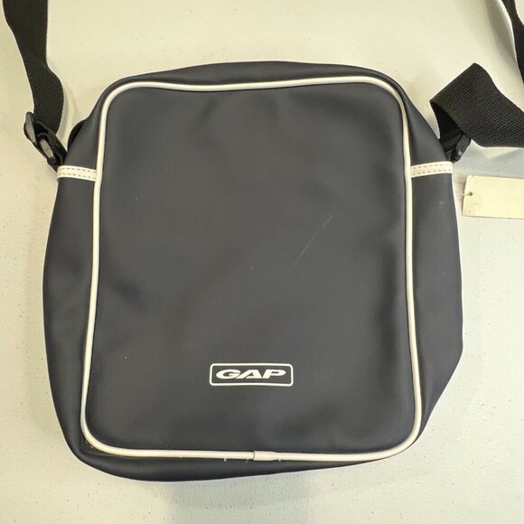 Gap Vintage Messenger and Tote Bags Navy White School Travel Work Laptop Y2K VTG - Picture 8 of 14